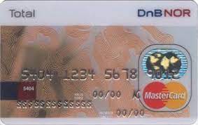 Dnb nor bank specializes in national trust companies with deposits, commercial. Bankkarte Total Dnb Nor Dnb Nor Bank Asa Norwegen Col No Mc 0002