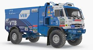3d Kamaz Dakar Racing Truck Model Turbosquid 1311937 Trucks Dakar Racing
