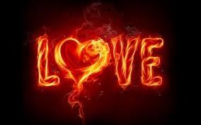 Hd Wallpaper Hintergrund Id 72196 Valentinstag Brennende Liebe Feuerherz