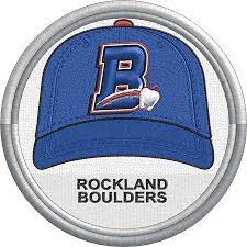 Rockland Boulders Baseball Cap Hat Sports Logo Canadian American Association Of Professional Baseball Minor League Baseball Professional Baseball League