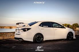 The 2014 toyota corolla keeps its frugal, responsible core but adds a lot more verve. Wheel Offset 2014 Toyota Corolla Flush Coilovers Fitment Industries