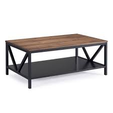 Most coffee tables aren't only for coffee, so what else will you use this table for? 48 Two Tone Distressed Wood Farmhouse Coffee Table Saracina Home Target