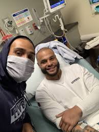 Dak With His Brother At The Hospital Dallas Cowboys Dallas Cowboys Fans Dallas Cowboys Girls