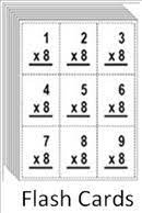 You will be building a row of cards, and they must be in numerical order by their answer. Free Multiplication Flash Cards Multiplication Com