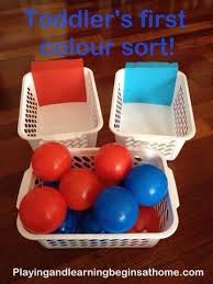Color Sort Toddler Learning Activities Toddler Activities Infant Activities