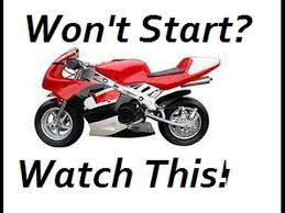 What To Do If Your Pocket Bike Won't Start! (Or Any 2-Stroke) - Youtube