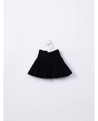 Lola Pleated Black Skirt