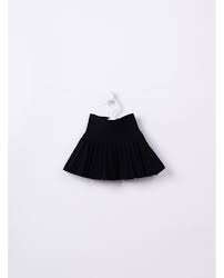 lola pleated black skirt