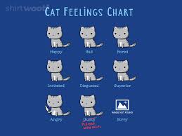 cat feelings chart 15 00 free shipping