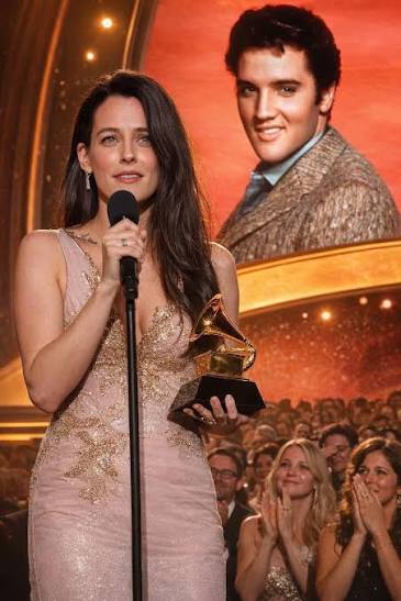 Riley Keough accepts Grammy for Elvis Presley