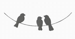 Birds On A Wire Tattoo Designs Free Embroidery Designs Cute Embroidery Designs Bird Silhouette Art Bird Silhouette Tattoos Little Bird Tattoos