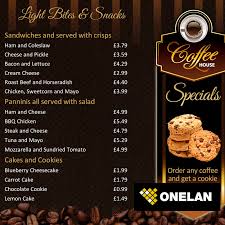 Consistency is a big part of any business. Coffee Shop Menu Board Onelan Digital Signage Layout Package Eclipse Digital Media