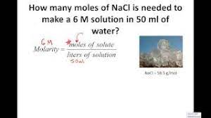The volume of the given solution has the proper units, but the amount moles of naoh = 40 g / 39.997 g/mol = 1.00 mol now all we have to do is divide that value by the volume to obtain the molarity like so:. Molarity Chemistry Socratic