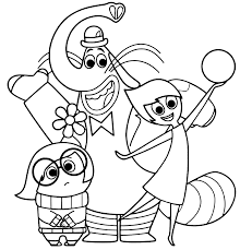 These inside out coloring pages are full of joy, sadness anger and disgust… an even some imaginary fun with bing bong! Inside Out Coloring Pages Best Coloring Pages For Kids