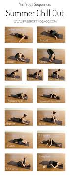 yin yoga sequence summer chill out