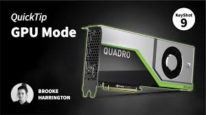 Gpus can process many pieces of data simultaneously. Keyshot 9 Quick Tip Gpu Mode Youtube