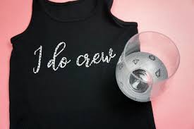 Browse through different shirt styles and colors. Diy Bridesmaid Gift Ideas With The Cricut Glitter Shirts Wine Glasses