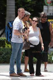 A Very Pregnant Ashley Hebert With Husband J P Rosenbaum Growing Your Baby