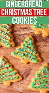 Christmas Tree Gingerbread Cookies Recipe Recipe In 2020 Gingerbread Cookies Cookie Recipes Easy Holiday Cookies