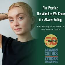 Natalie Vaughan-Graham is Trent Alumni (2019), with a degree in Indigenous  Studies. Her previous film project for coursework course work at Trent,  “From Your Neighbour”, was an official selection for the Indie