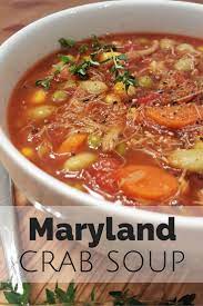 Maryland Crab Soup The Traveler S Nest Maryland Crab Soup Crab Soup Recipes Crab Soup