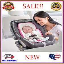 Baby Head Support Car Seat Stroller Infant Pillow Neck Travel Safety Body Pink Snuzzler Strolleraccessories Baby Head Support Baby Car Seats Baby Car