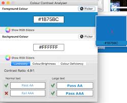 You never have to worry whether your sign will have the proper ada color contrast. Axess Lab Top Seven Free Color Contrast Checkers Analyzers