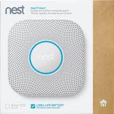 The nest protect smoke and co alarm that thinks, speaks and alerts you on your phone. Google Nest Protect 2nd Generation Battery Smart Smoke Carbon Monoxide Alarm White S3000bwes Best Buy