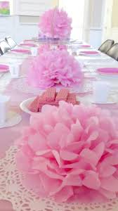 Birthday Party Table Decorations Diy 12 Paper Birthday Decorations Pink Tea Party Tea Party Birthday Theme Ballerina Birthday Parties