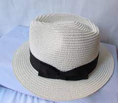 Hat Womans White Black Fedora Made In Usa The Hatter Company Etsy Black Fedora Fedora White And Black
