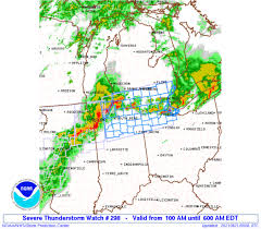 Click a location below for detailed forecast. Storm Prediction Center Severe Thunderstorm Watch 298