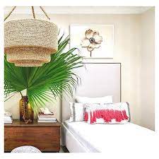 Twin Bedroom Decor Ideas Basket Chandelier Bedroom With A Pop Of Pink Sepia Artwork Leopard Print Wallpaper Neutral Bedroom Decor With A Pop Of Color Jill