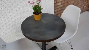 Zinc properties and what to expect: Cafe Furniture