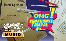 Sticker nama sekolah jenis transparent dan putih adalah penyelesaian terbaik untuk anda. Sticker Nama Murah Kalis Air Setailo Sticker Nama Murid