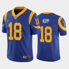 Cooper kupp football jerseys, tees, and more are at the official online store of the nfl. Men S Cooper Kupp Jersey Rams Royal 100th Season Vapor Limited