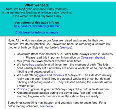 Complete Goat Feeding Info Buck Weathers Does And Kids Feeding Goats Goats Feeding