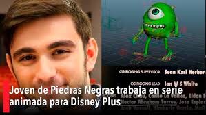 Joven de Piedras Negras trabaja en serie animada para Disney Plus