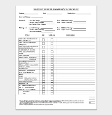 Set the frequency required for each task, and then sort or filter by frequency. Vehicle Maintenance Schedule Template 10 For Word Excel Pdf