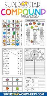 Compound Words Worksheets Games Activities And More For Kids Free Worksheets From Supers Compound Words Worksheets Compound Words Compound Words Activities