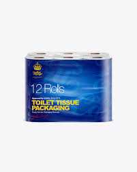 Toilet Paper 12 Pack Mockup In Packaging Mockups On Yellow Images Object Mockups