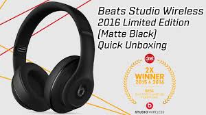 $114 for refurbished 10/10 wireless studio beats is more than reasonable, you're pretty much just paying $300+ for the celebrities you see wearing them. New Beats Studio Wireless Headphones 2016 Unboxing Limited Edition Matte Black Youtube