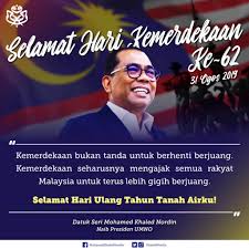 Pengerusi boustead datuk seri mohamed khaled nordin berkata kehadiran mohammed shazalli sebagai pengarah urusan mengukuhkan komitmen konglomerat itu kepada pemberi pinjaman, pemegang kepentingan kerajaan, pemegang saham institusi dan awam, serta ribuan pekerja. Kemerdekaan Bukan Datuk Seri Hj Mohamed Khaled Nordin Facebook