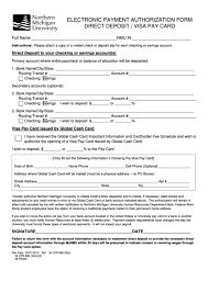 J610, irvine, ca 92606 phone: Electronic Payment Authorization Form Printable Pdf Download