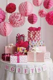 Ideas Para Mesas De Regalos Baby Shower Fun Pink Baby Shower Baby Shower Diy