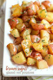 Brown Sugar Glazed Red Potatoes Recipe Lil Luna Recipe Red Potato Recipes Thanksgiving Side Dishes Red Potatoes