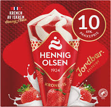 Krone-Is Jordbær