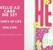 Stamps of Life Hello A2 Card Base | HSN.com