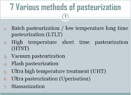 Pasteurization And Milk Preservation