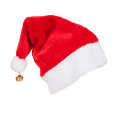 Christmas santa hat plaid cap fancy dress xmas festive party costume headgear. Deluxe Santa Hat With Bell Santa Clause Christmas Hat Jingle Bells Pageant Party