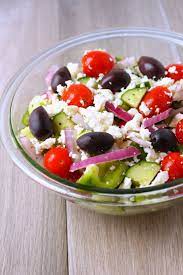 Easy Greek Salad In Under 5 Minutes Greek Salad Greek Salad Recipes Recipes